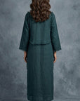 Emerald Fringe Dress