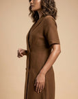 Sepia Blazer Dress