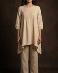 Butter Yellow Linen Top