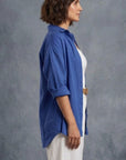 Trendy Royal Blue Shirt