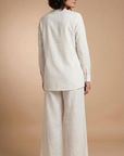 Ivory Grid Shirt