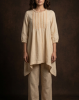 Butter Yellow Linen Top