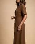 Sepia Blazer Dress