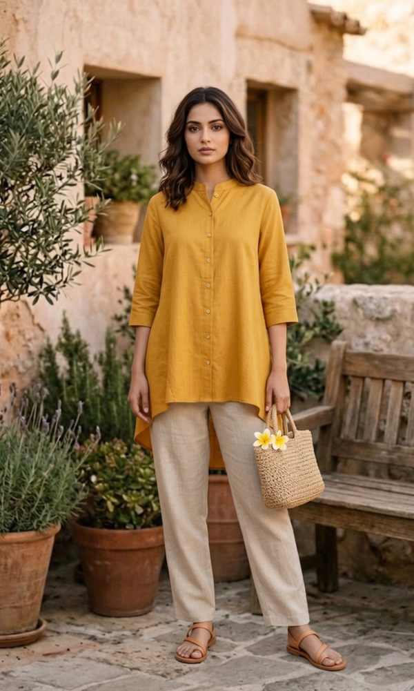 Mustard Muse Top