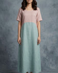 Rose Teal Dress