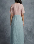 Rose Teal Dress