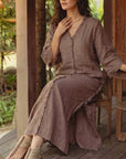 Earthy Fringe Dress