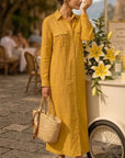 Golden Olive Dress