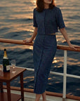 Indigo Lines Co-Ord
