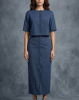 Indigo Lines Co-Ord