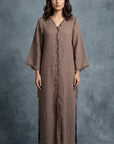 Earthy Fringe Dress