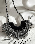 The Silver Fringe Necklace