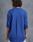 Trendy Royal Blue Shirt