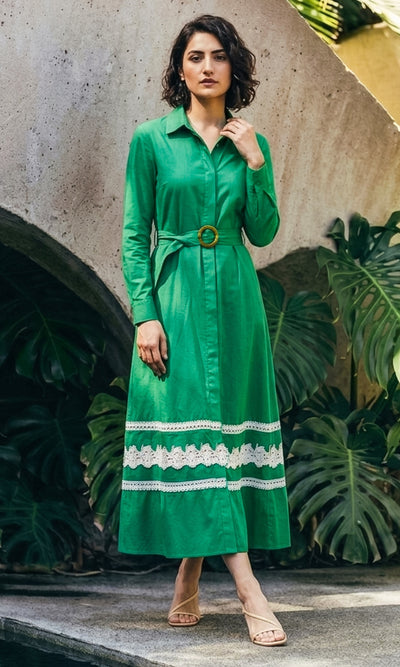 Lacy Forest Dress