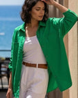 Trendy Forest Green Shirt