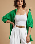 Trendy Forest Green Shirt