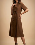Sepia Blazer Dress