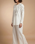 Ivory Grid Shirt