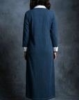 Coastal Blue Cotton Dress
