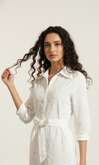 The Élan Embroidered Dress