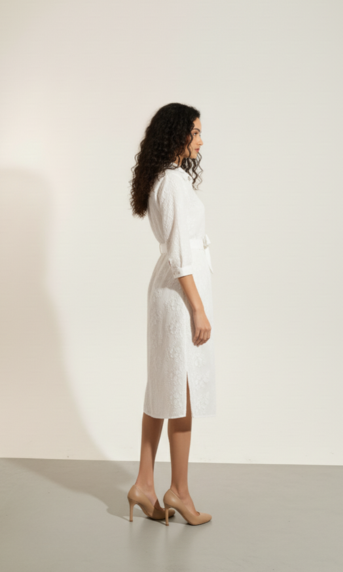 The Élan Embroidered Dress
