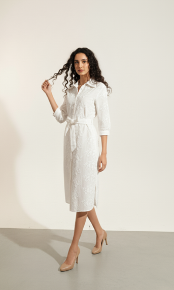 The Élan Embroidered Dress
