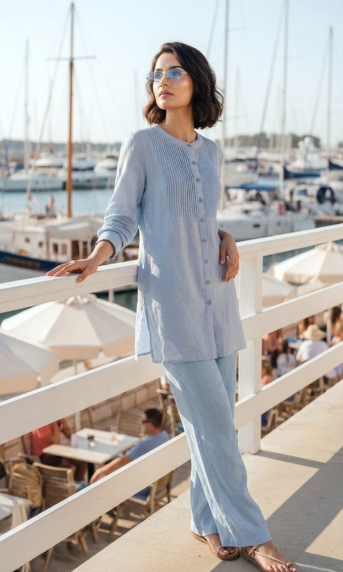Maison Bleu Linen Shirt