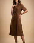 Sepia Blazer Dress