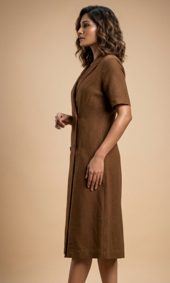 Sepia Blazer Dress