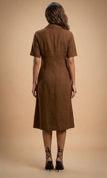 Sepia Blazer Dress
