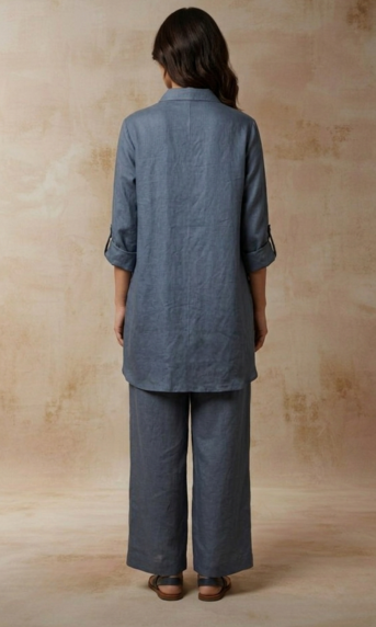 The Sorrento Co-Ord  Set  - Anthracite  Grey