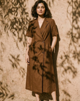Sepia Blazer Dress